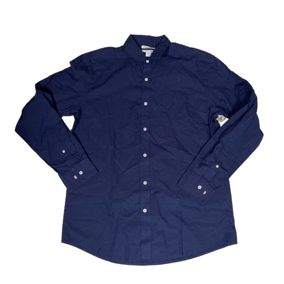 Amazon Essentials Mens Shirt Size M Blue - Picture 1 of 5